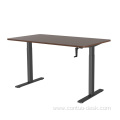 Manual Crank Stand hand control desk Up Steel System Ergonomic Standing Height Adjustable Desk